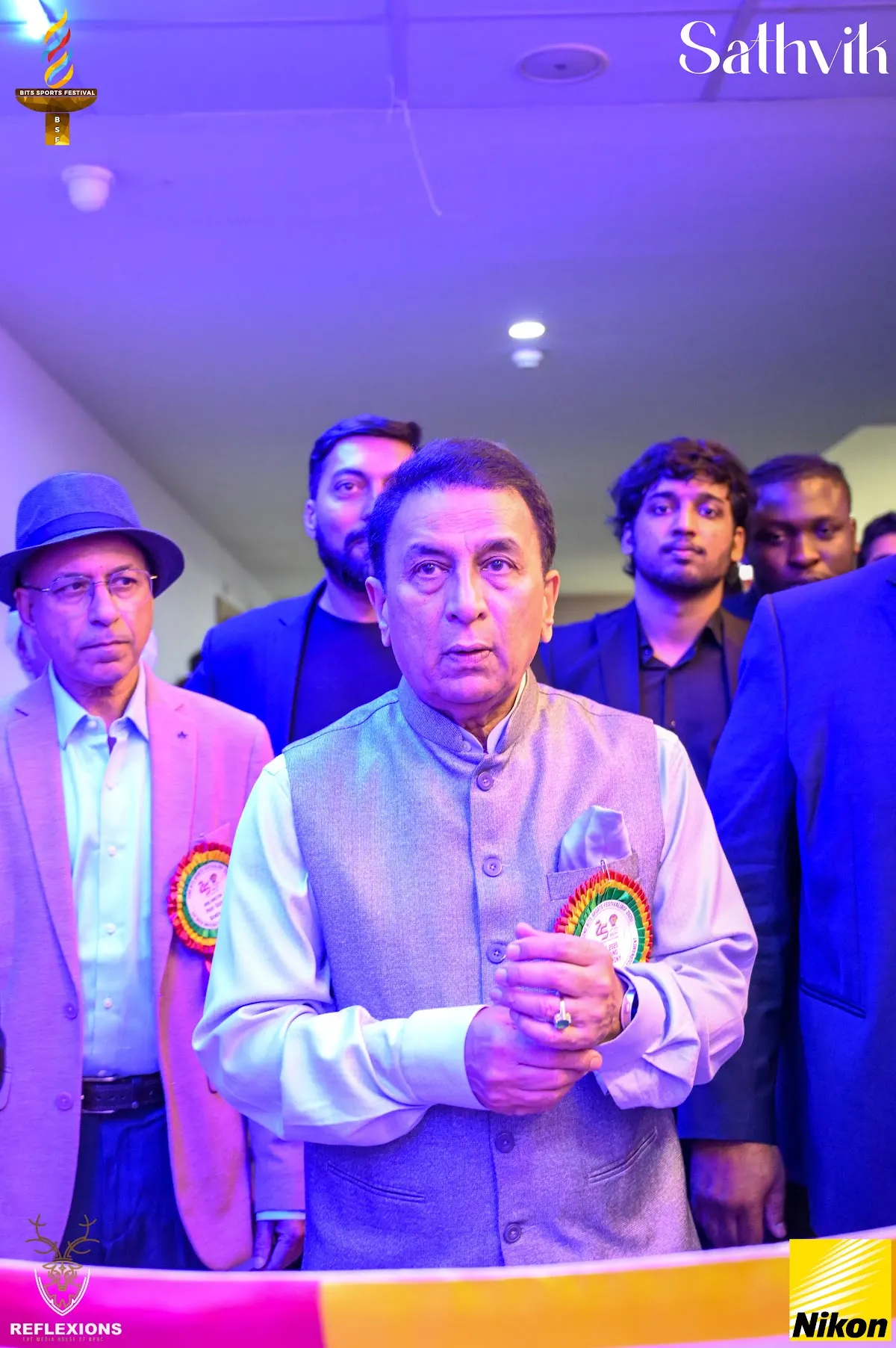 Sunil Gavaskar at BSF 2025