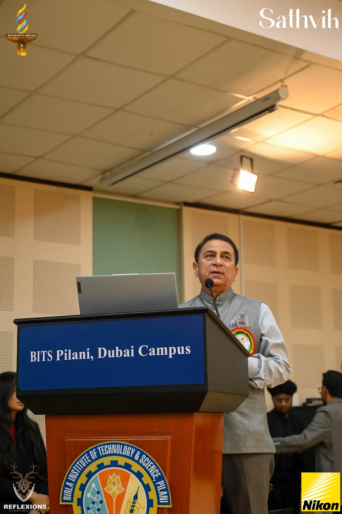 Sunil Gavaskar at BSF 2025